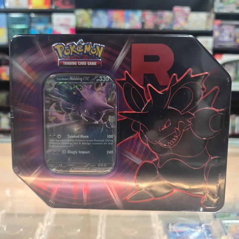 Pokémon Tcg: Team Rocket Tin (Team Rocket's Nidoking Ex) (Limit 1) 1