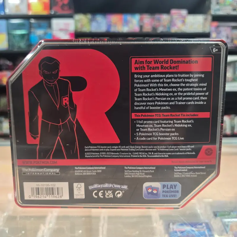Pokémon Tcg: Team Rocket Tin (Team Rocket's Persian Ex) (Limit 1) 2