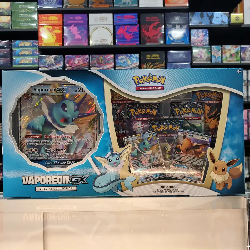 Pokémon Tcg: Vaporeon Gx Special Collection 1
