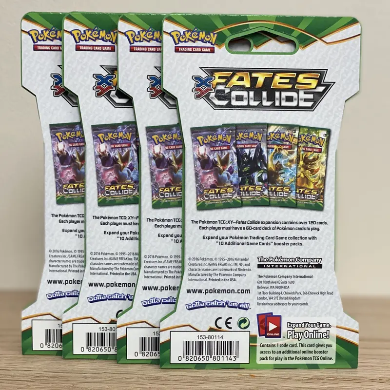Pokémon Tcg: Xy - Fates Collide Sleeved Booster Pack 2