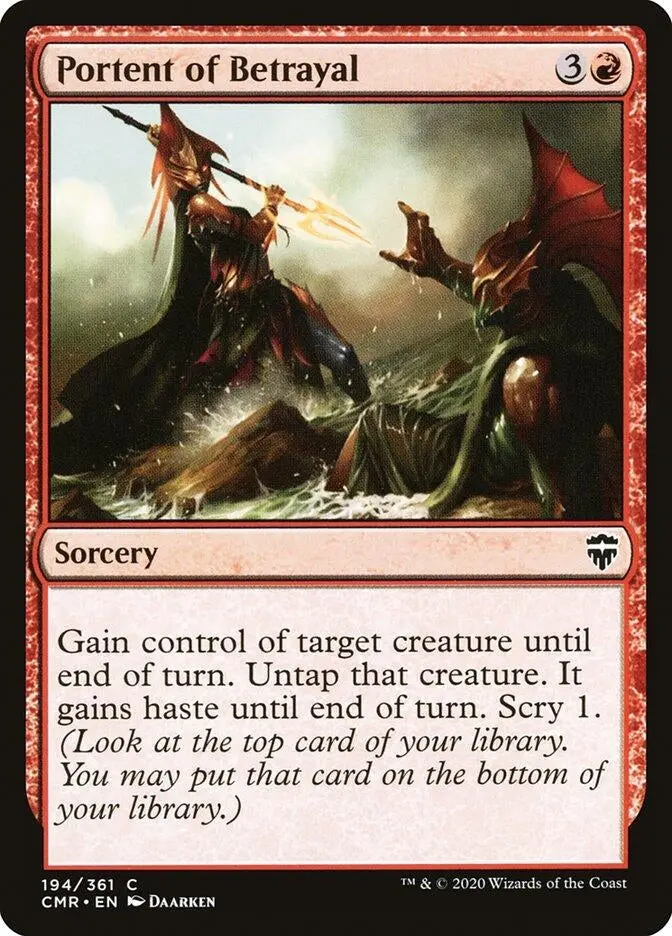 Portent Of Betrayal (194) (Cmr) 1