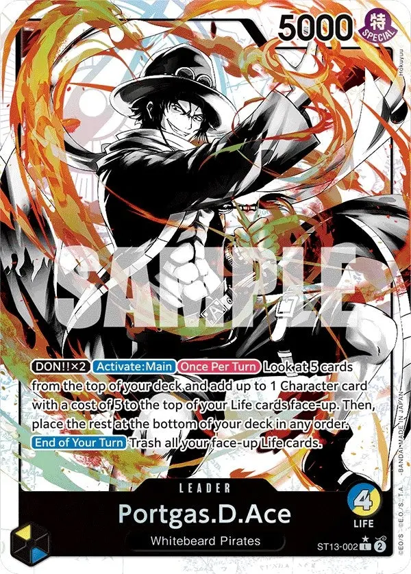Portgas.D.Ace (002) (Parallel) (St13-002) (St-13) 1