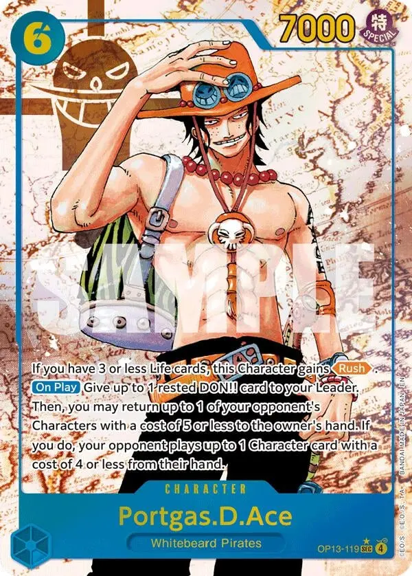 Portgas.D.Ace (119) (Parallel) (Op13-119) (Op13) 1