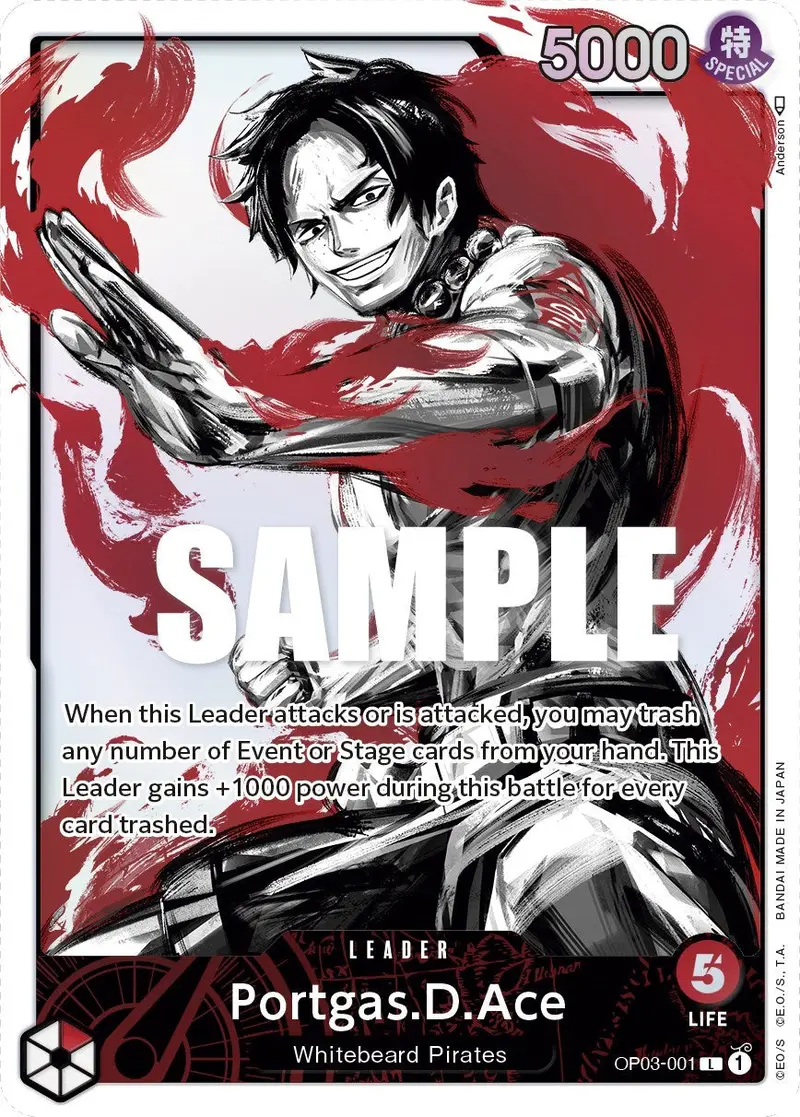 Portgas.D.Ace (Alternate Art) [Pillars Of Strength] 1
