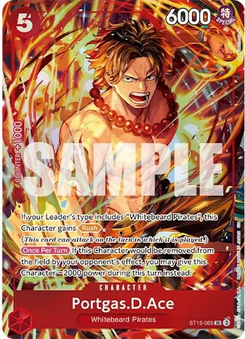 Portgas.D.Ace (Illustration Box Vol.5) (St15-005) (Op-Pr) 1