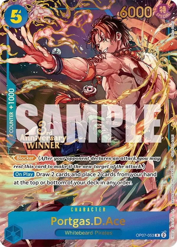 Portgas.D.Ace - Op07-053 (3Rd Anniversary Winner) (Op07-053) (Op-Pr) 1