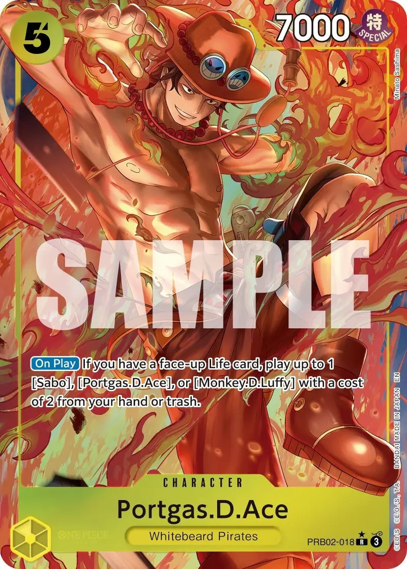 Portgas.D.Ace - Prb02-018 (Alternate Art) (Prb02-018) (Prb-02) 1
