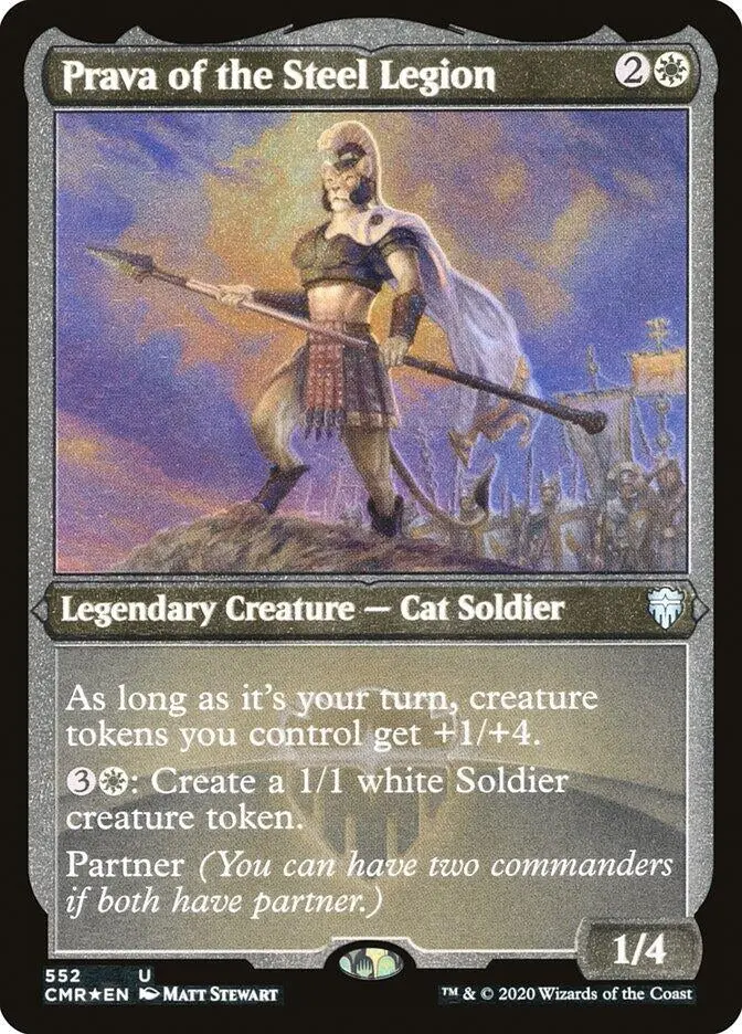 Prava Of The Steel Legion (Foil Etched) (552) (Cmr) 1