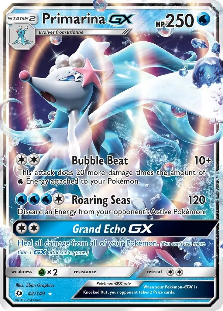 Primarina Gx (42/149) (Sm01) 1