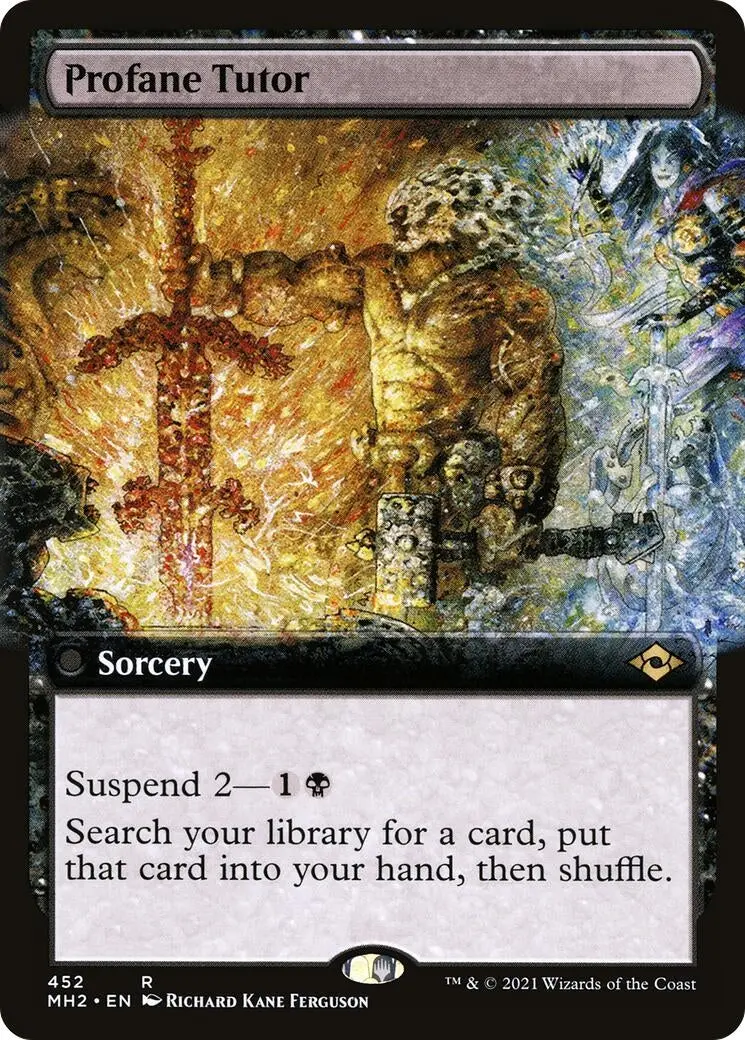 Profane Tutor (Extended Art) (452) (Mh2) 1