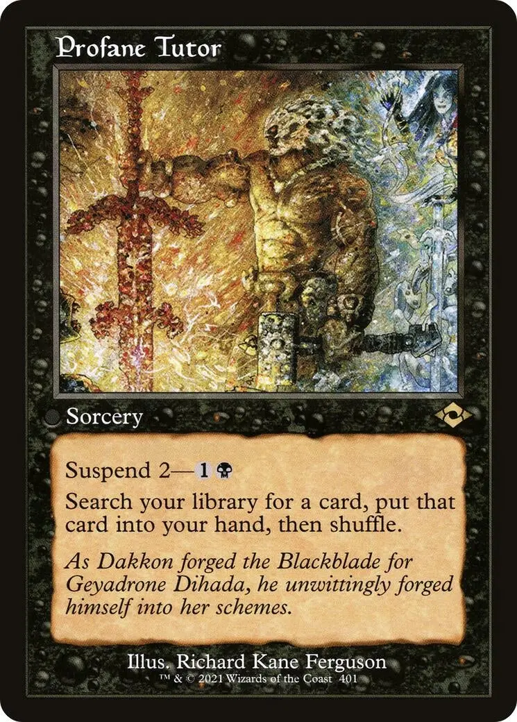 Profane Tutor (Retro Frame) (401) (Mh2) 1