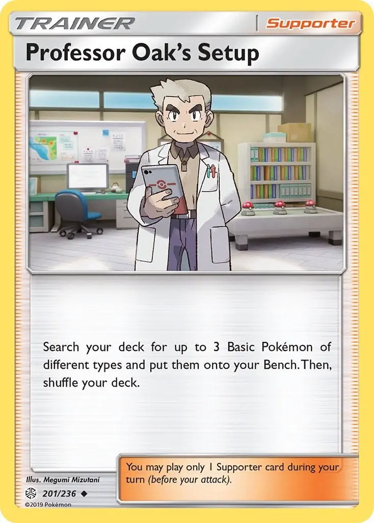Professor Oak's Setup (201/236) (Sm12) 1