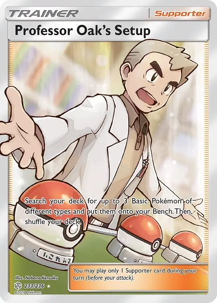 Professor Oak's Setup (Full Art) (233/236) (Sm12) 1