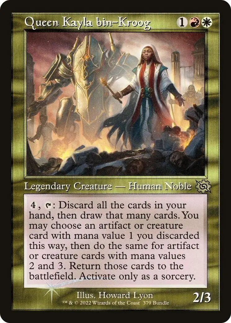 Queen Kayla Bin-Kroog (Retro Frame) (Bro Bundle) (379) (Ump) 1