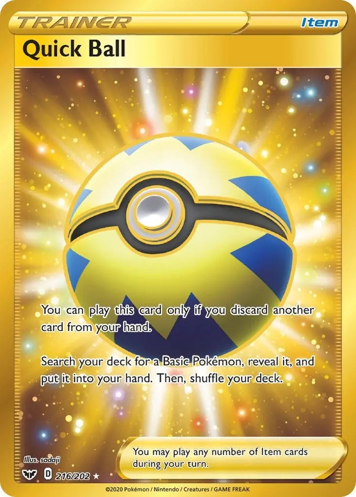Quick Ball (Secret) (216/202) (Swsh01) 1