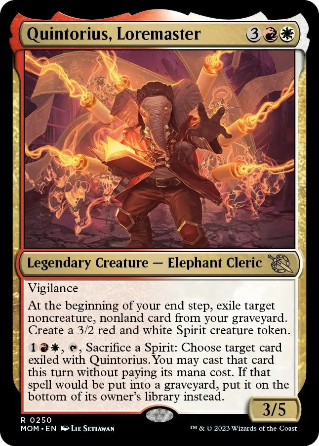 Quintorius, Loremaster (250) (Mom) 1