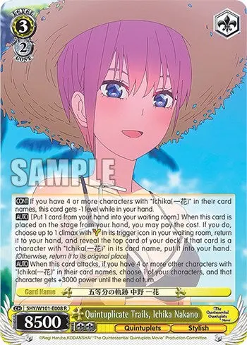 Quintuplicate Trails, Ichika Nakano (5Hy/W101-E008 R) [The Quintessential Quintuplets Movie] 1