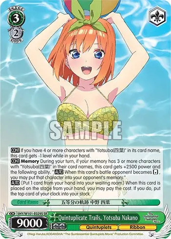 Quintuplicate Trails, Yotsuba Nakano (5Hy/W101-E029s Sr) [The Quintessential Quintuplets Movie] 1