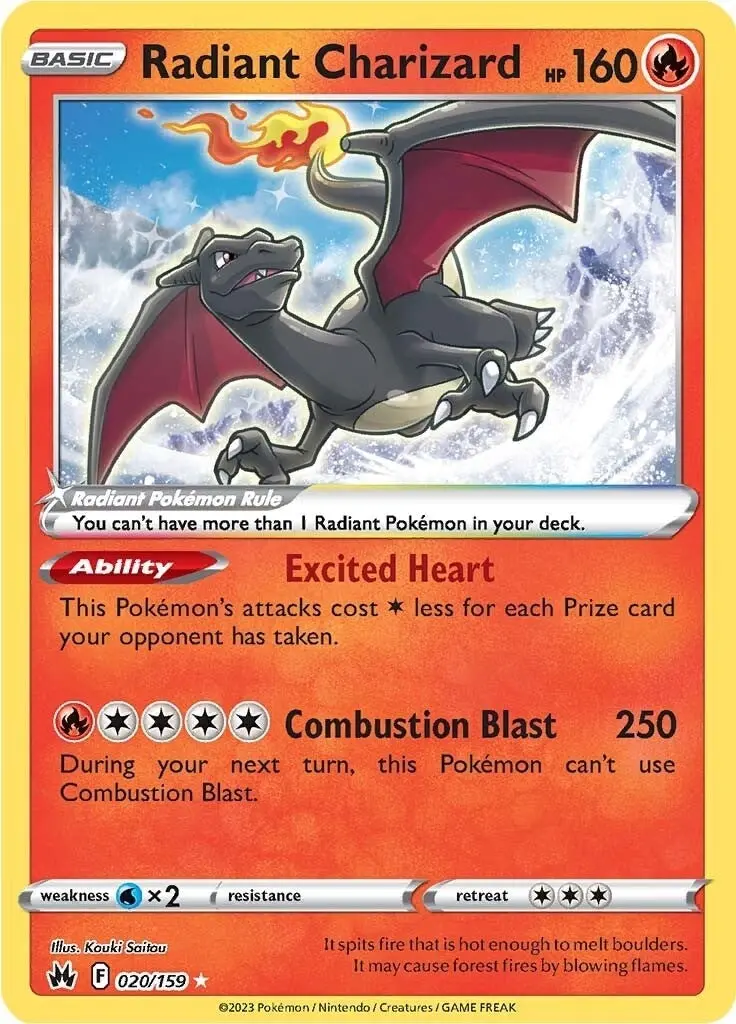 Radiant Charizard (020/159) (Crz) 1