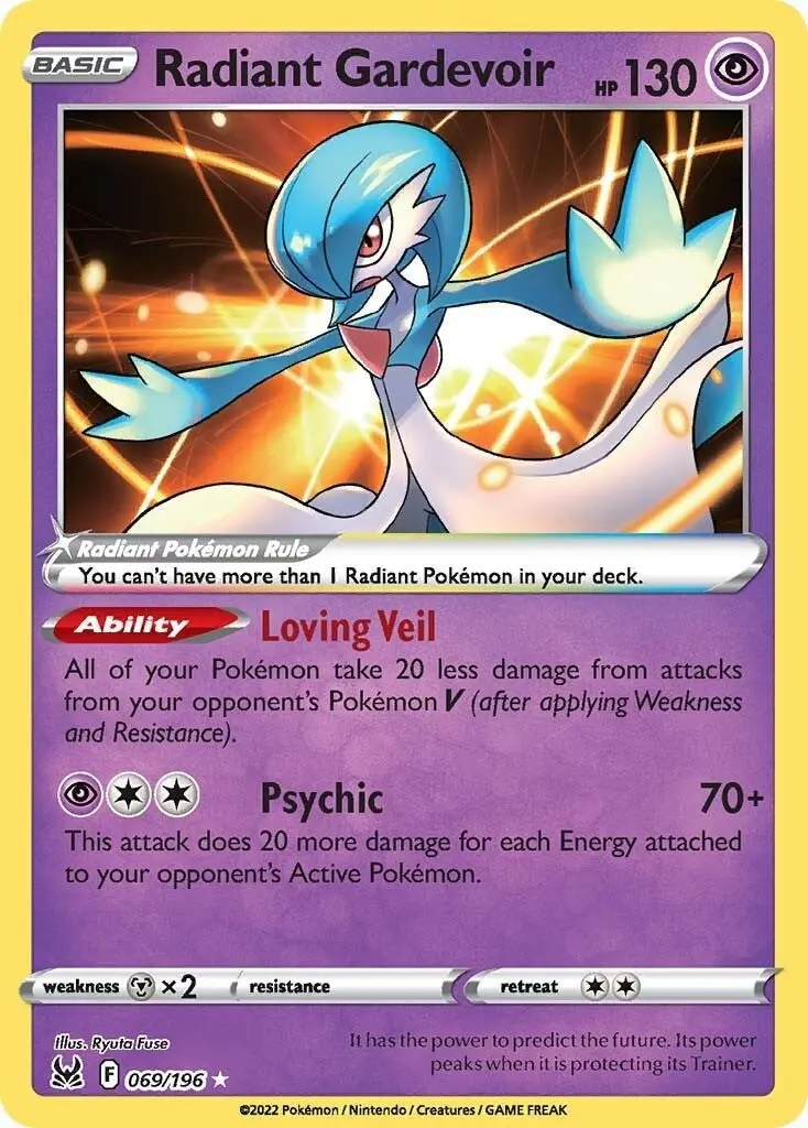 Radiant Gardevoir (069/196) (Swsh11) 1