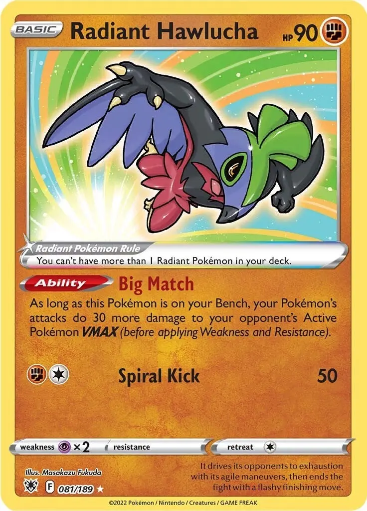 Radiant Hawlucha (081/189) (Swsh10) 1