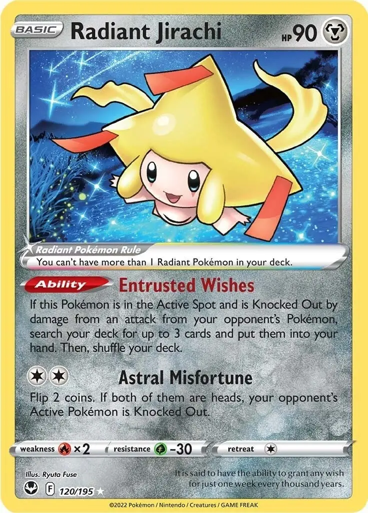 Radiant Jirachi (120/195) (Swsh12) 1