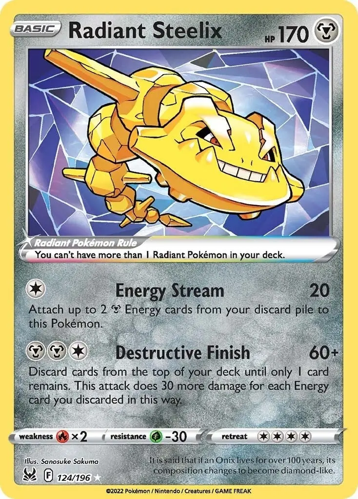 Radiant Steelix (124/196) (Swsh11) 1