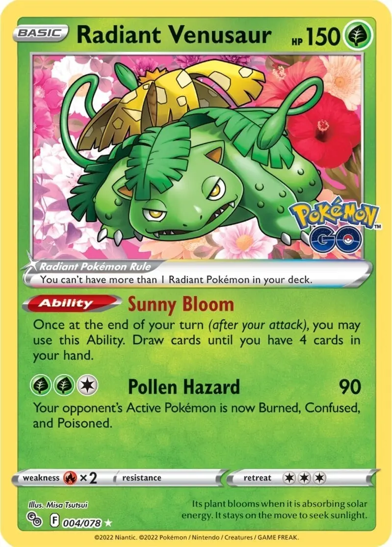 Radiant Venusaur (004/078) (Pgo) 1