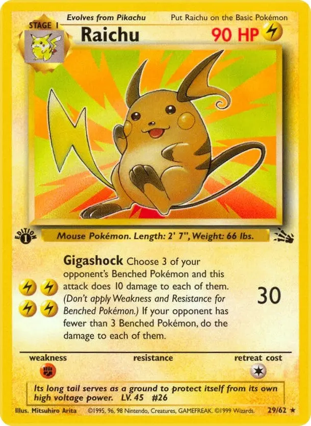 Raichu (29) (29/62) (Fo) 1