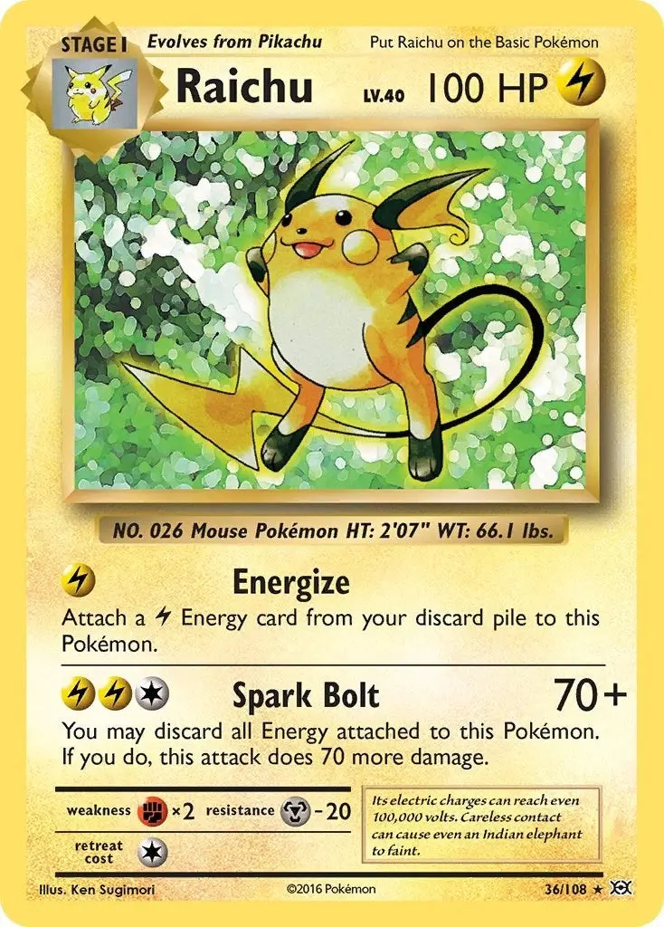 Raichu (36/108) (Evo) 1