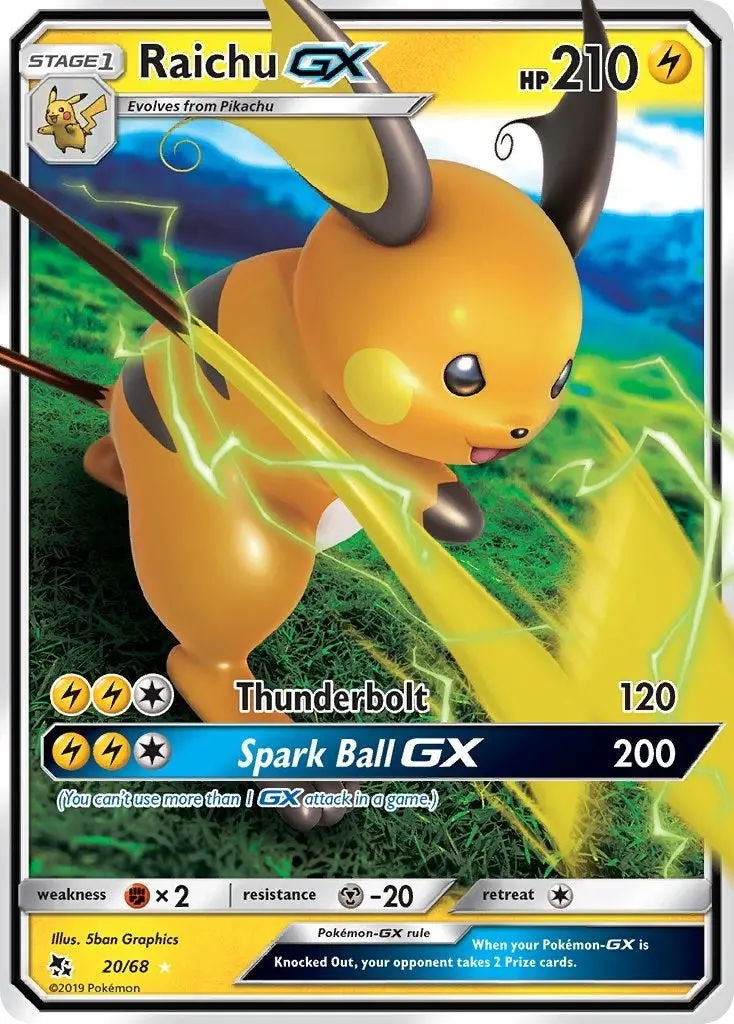 Raichu Gx (20/68) (Hif) 1