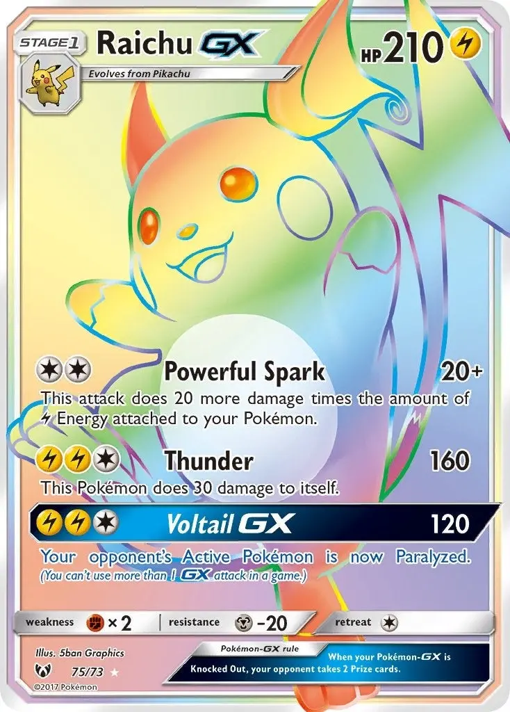 Raichu Gx (Secret) (75/73) (Shl) 1