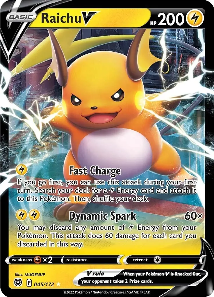 Raichu V (045/172) (Swsh09) 1