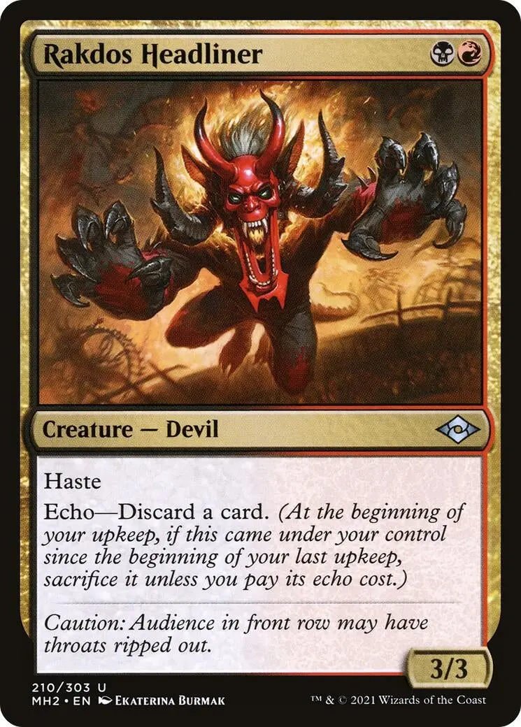 Rakdos Headliner (210) (Mh2) 1