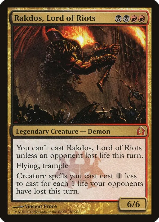 Rakdos, Lord Of Riots (187) (Rtr) 1
