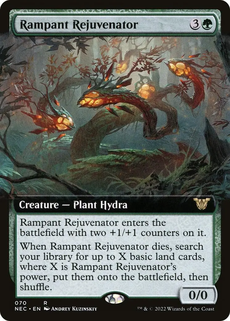 Rampant Rejuvenator (Extended Art) (70) (Nec) 1