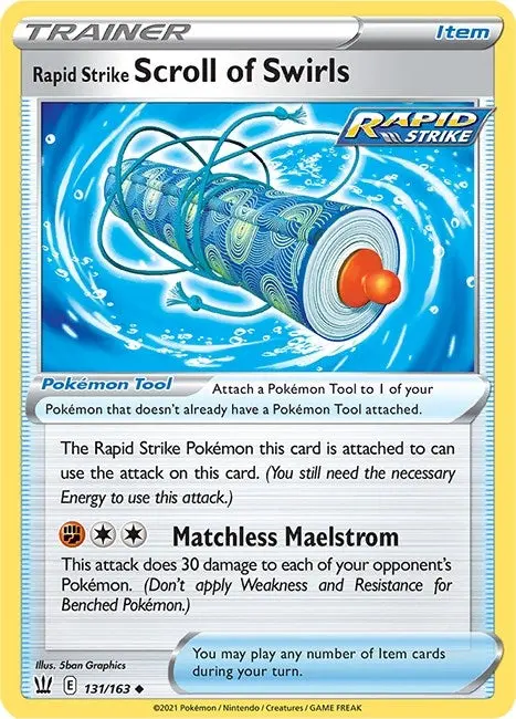 Rapid Strike Scroll Of Swirls (131/163) (Swsh05) 1