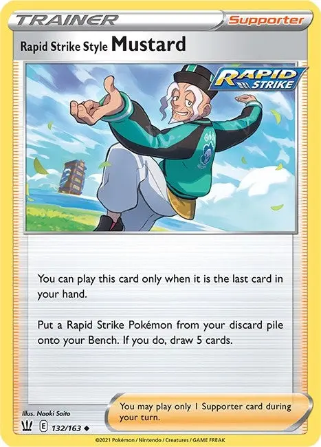 Rapid Strike Style Mustard (132/163) (Swsh05) 1