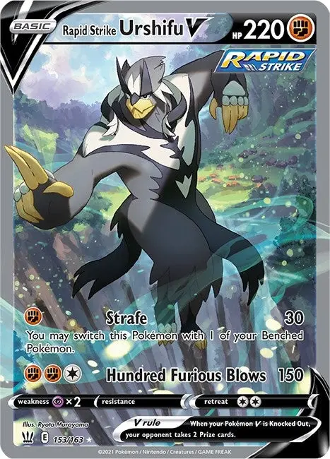 Rapid Strike Urshifu V (Alternate Full Art) (153/163) (Swsh05) 1