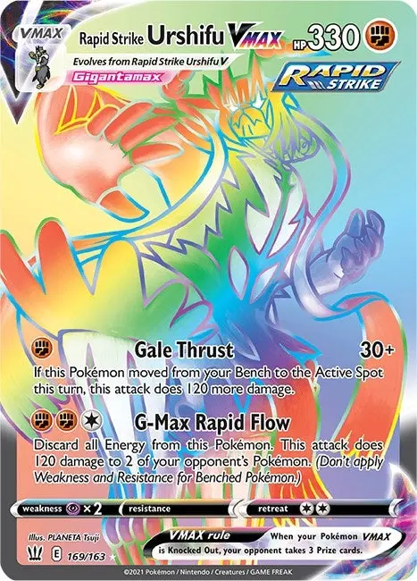 Rapid Strike Urshifu Vmax (Secret) (169/163) (Swsh05) 1