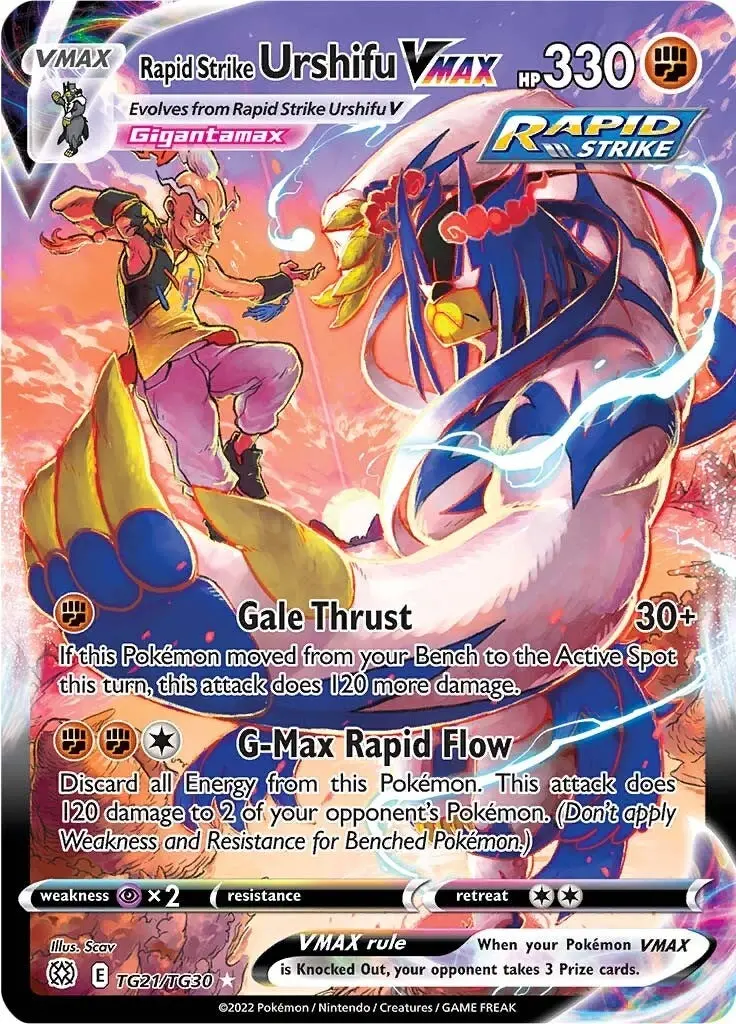 Rapid Strike Urshifu Vmax (Tg21/Tg30) (Swsh09:Tg) 1