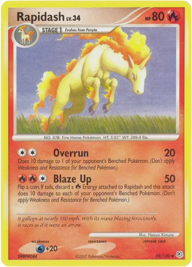 Rapidash (59/130) (Dp) 1