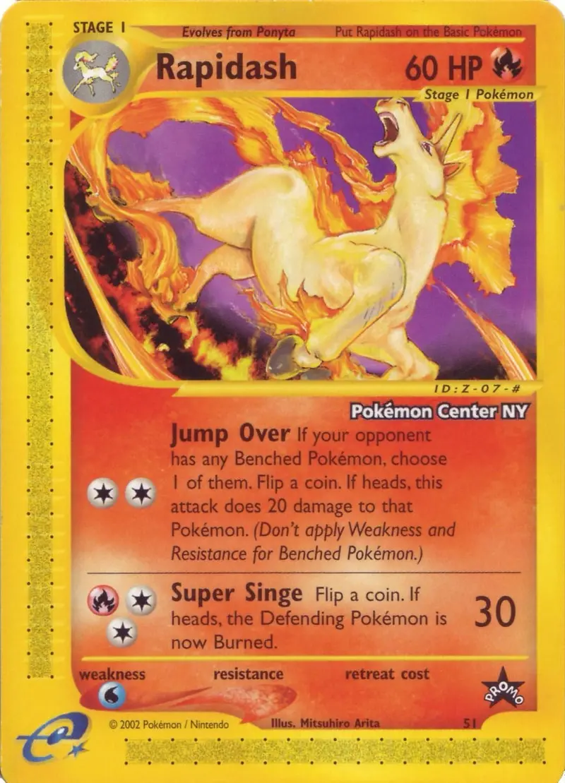 Rapidash [Pokemon Center Ny] (51/53) (Pr) 1