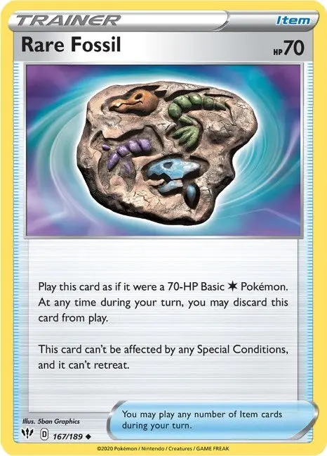 Rare Fossil (167/189) (Swsh03) 1