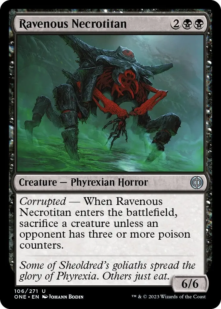 Ravenous Necrotitan (106) (One) 1