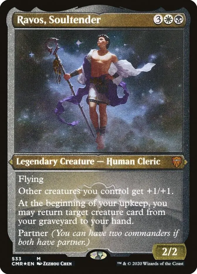 Ravos, Soultender (Foil Etched) (533) (Cmr) 1