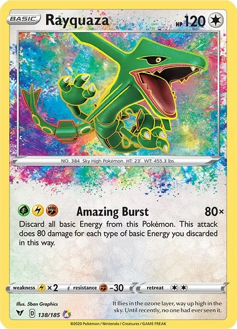 Rayquaza (138/185) (Swsh04) 1