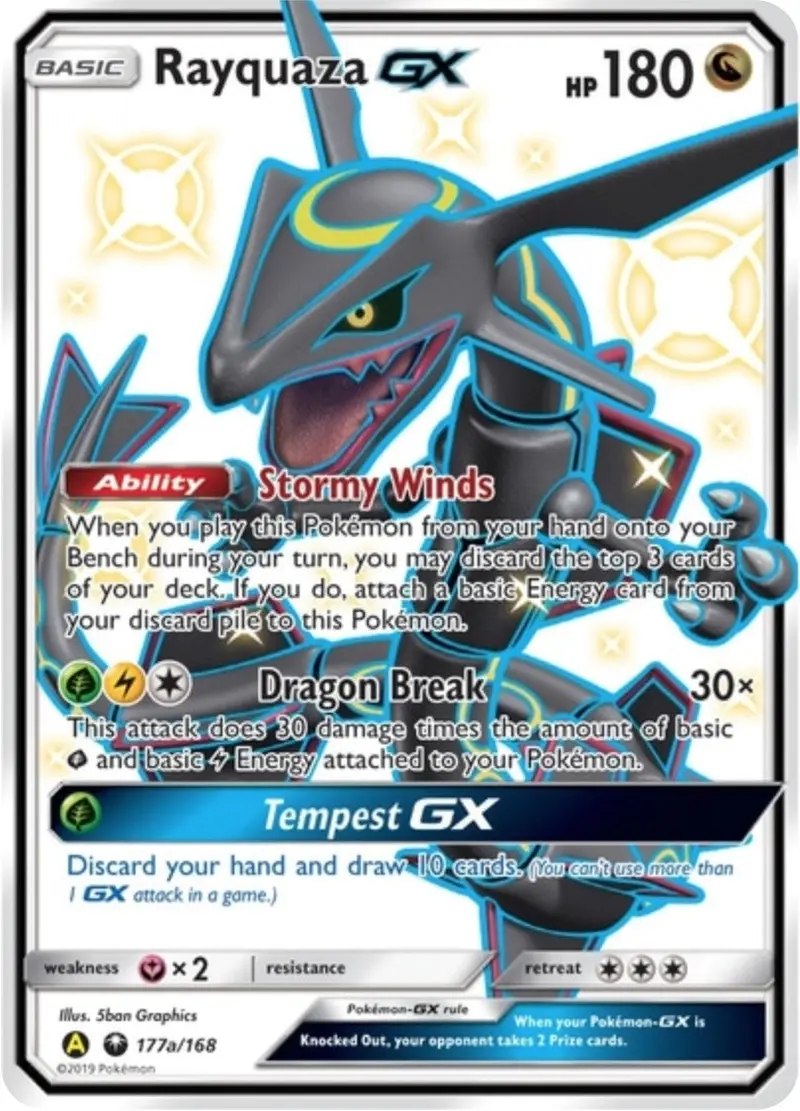 Rayquaza Gx - 177A/168 (177A/168) (Pr) 1