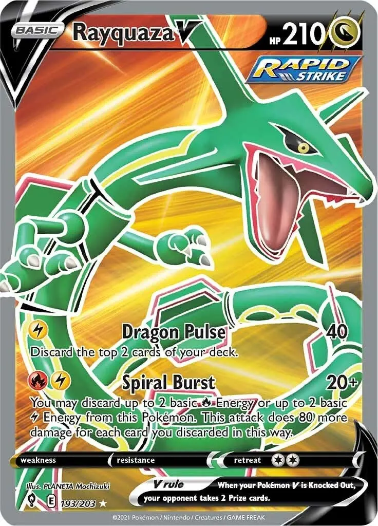 Rayquaza V (Full Art) (193/203) (Swsh07) 1