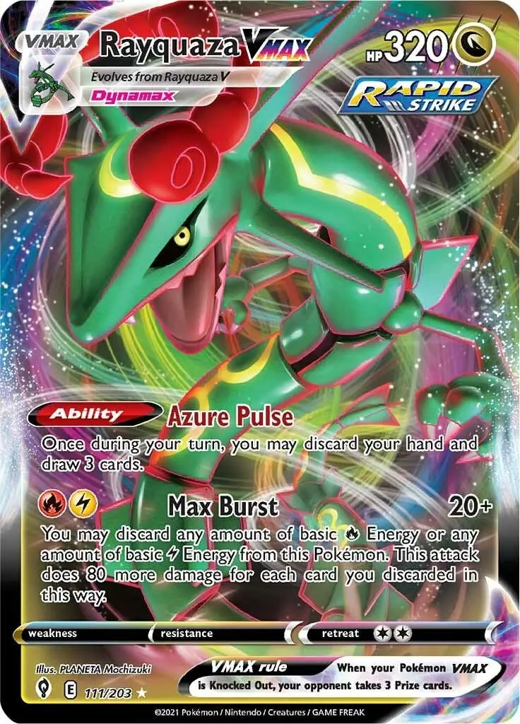 Rayquaza Vmax (111/203) (Swsh07) 1